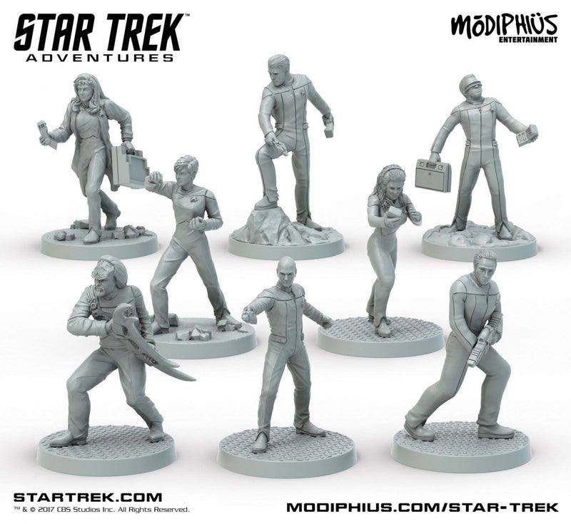Star Trek Adventures Next Generation Miniatures Set