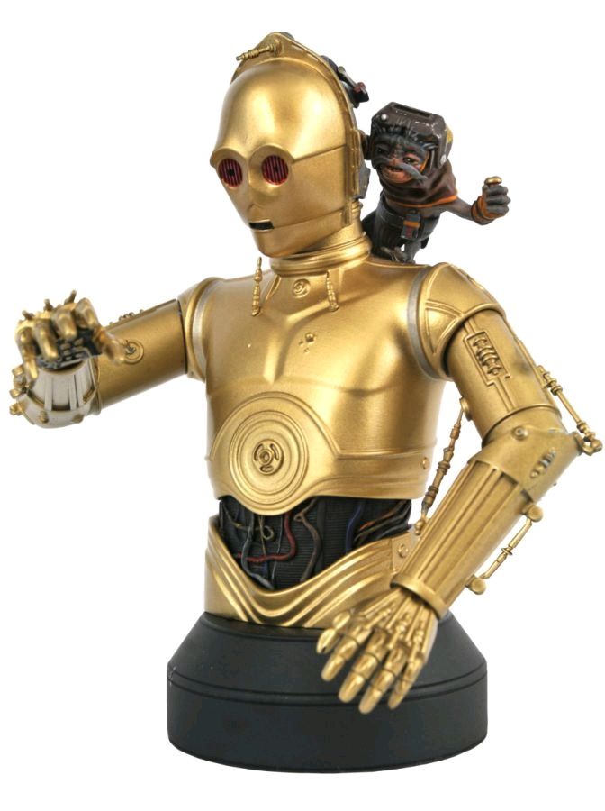 Star Wars - C-3PO & Babu Frik 1:6 Scale Bust