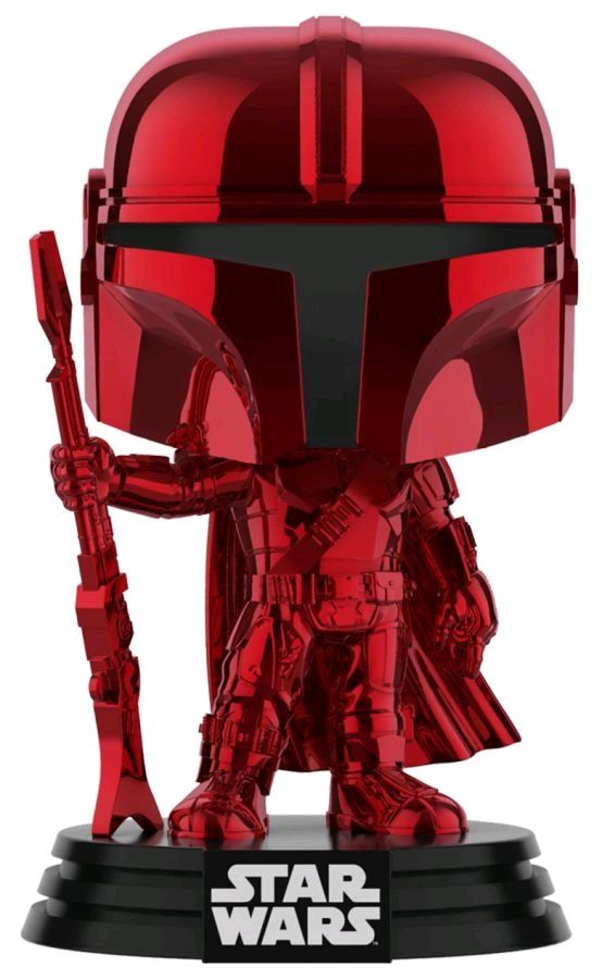 Star Wars: The Mandalorian - Mandalorian Red Metallic (US Exclusive) Pop! Vinyl Figure
