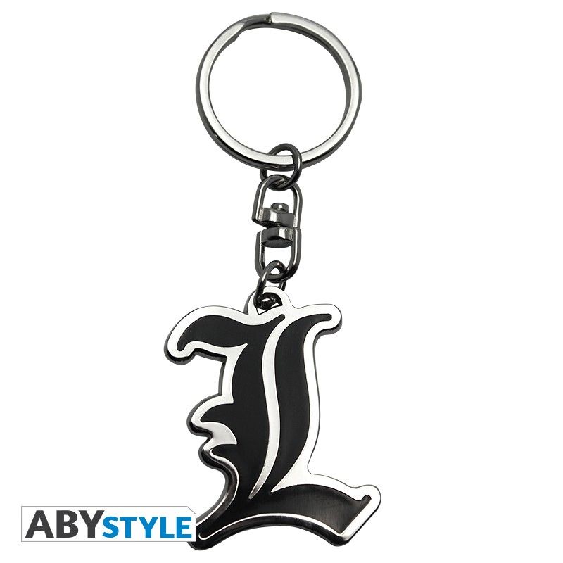 Death Note - L Symbol Keychain