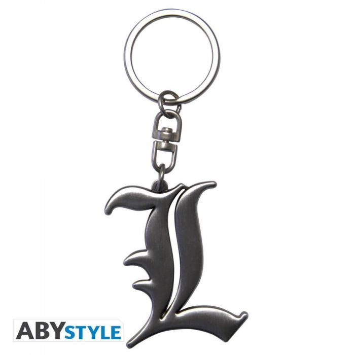 Death Note - 3D L Symbol Keychain