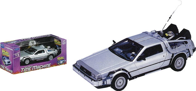 BTTF - 1:24 Scale Die-Cast Car