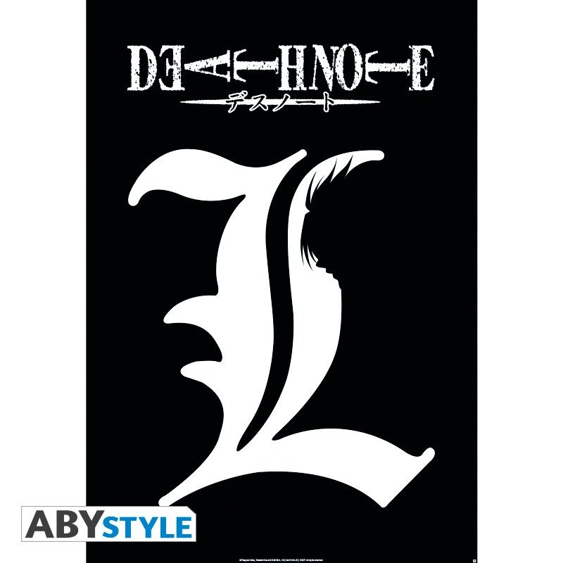 Death Note - L Symbol Poster (91.5X 61 Cm)