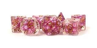 MDG - Pearl Resin Poly Set: Pink with Copper Numbers