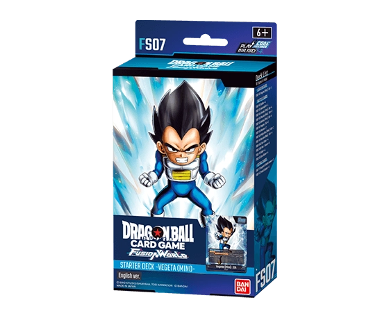 Dragon Ball Super Card Game: Fusion World – Starter Deck Display – Vegeta (mini) [FS07]