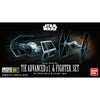 Star Wars - Vehicle Model #007 TIE Advanced x1 & Fighter Set 1/144 Scale Model Kit