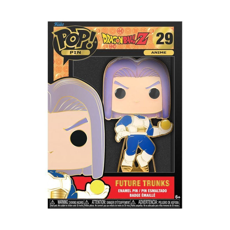 Dragon Ball Z - Future Trunks 4in Pop! Enamel Pin