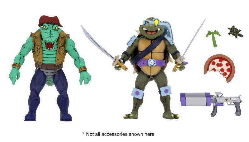 Teenage Mutant Ninja Turtles - Cartoon Leatherhead & Slash 7