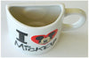 Mickey Mouse - I Love Mickey Mouse Ceramic Mug Magnet (White)