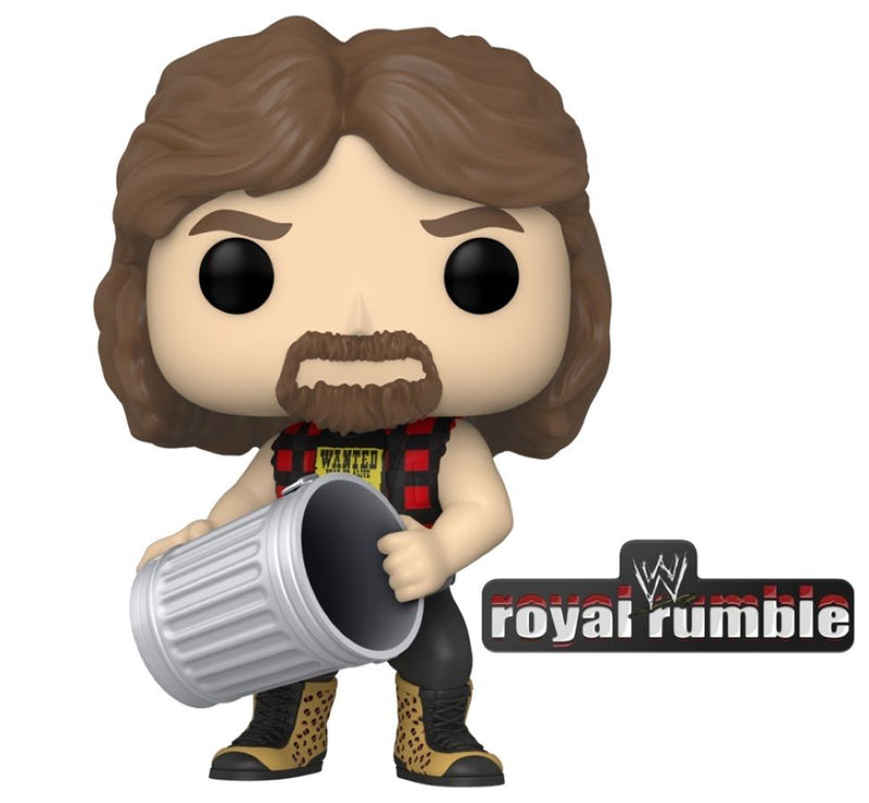 WWE - Cactus Jack with Trash Can (US Exclusive) Pop! Vinyl Figure with Pin