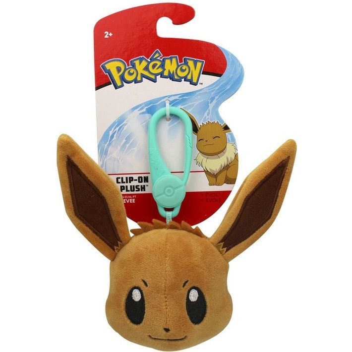 Pokemon - Eevee Clip-On Plush