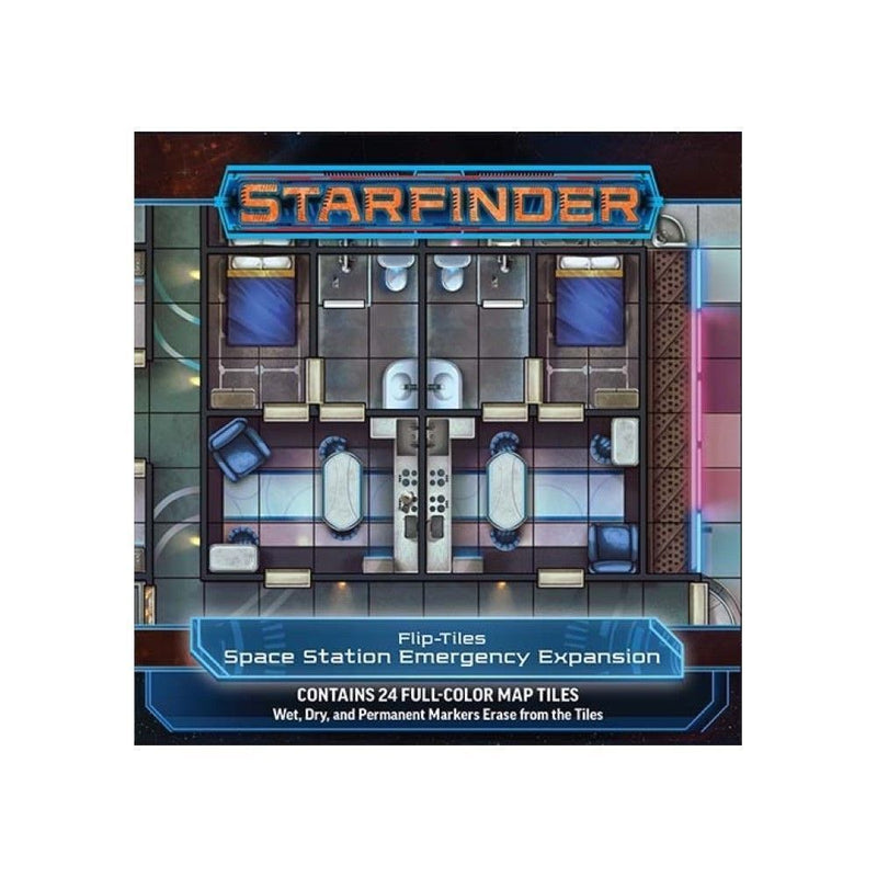 Starfinder RPG Flip Tiles Space Station Emergency Expansion