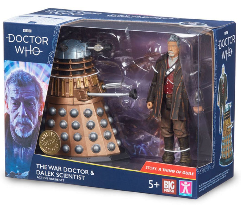 Doctor Who - Big Finish War Doctor and Dalek Scientist Action Figure 2-Pack