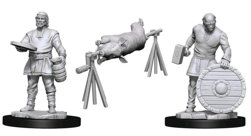 WizKids - Deep Cuts Unpainted Miniatures: Vikings