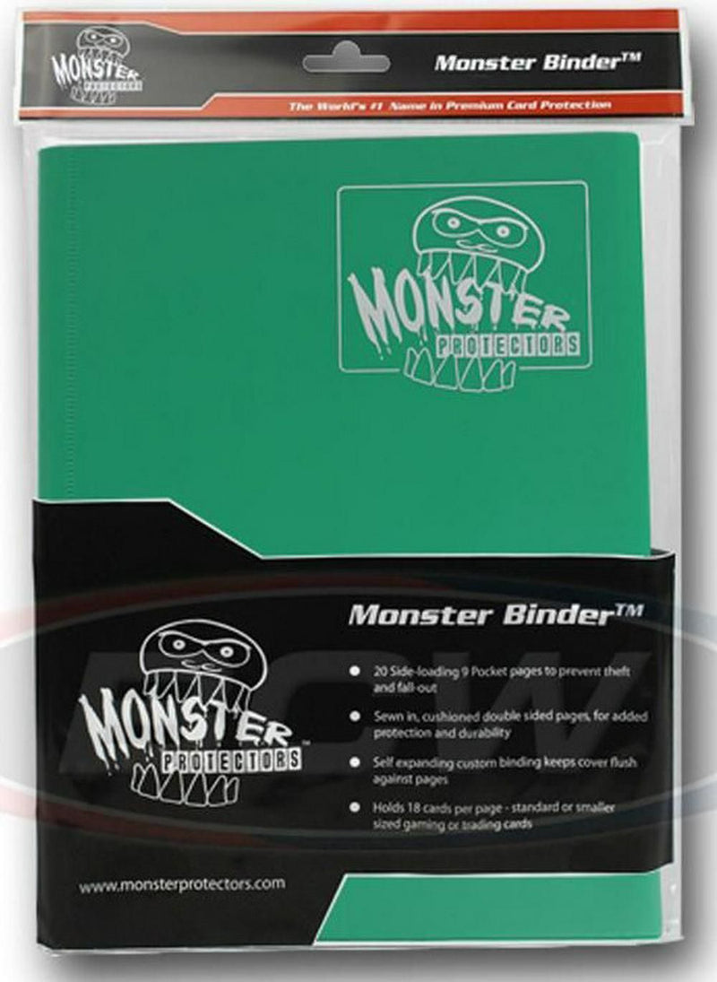 MONSTER 9-Pocket Folder Emerald Green Matte