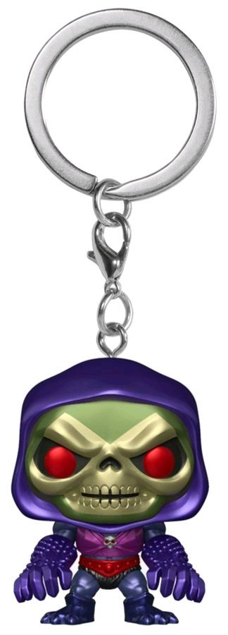 Masters of the Universe - Skeletor with Terror Claws Metallic (US Exclusive) Pocket Pop! Keychain