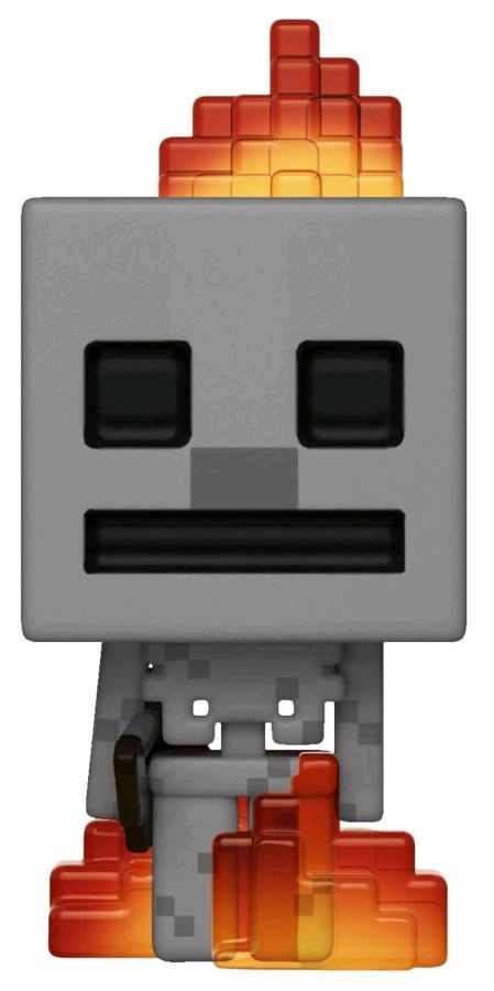 Minecraft - Skeleton with Fire (US Exclusive) Pop! Vinyl Figure