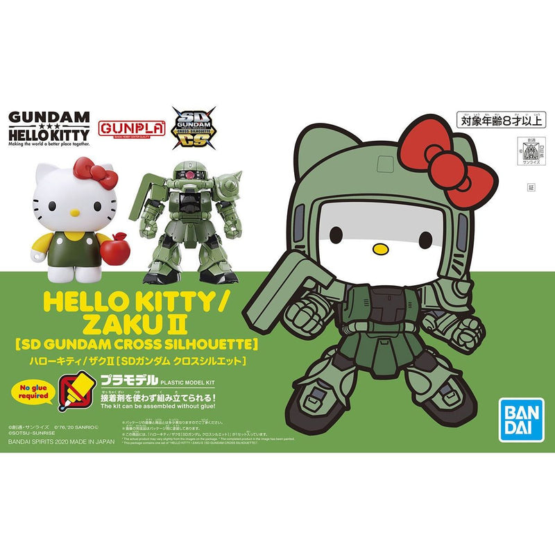 HELLO KITTY/ZAKU II [SD GUNDAM CROSS SILHOUETTE] Model Kit