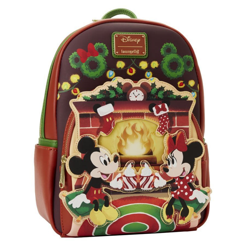 Disney - Mickey & Minnie Fireplace Mini Backpack