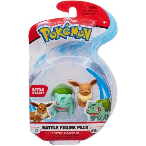 Pokemon - Battle Figure Pack: Eevee and Bulbasaur Action Figure