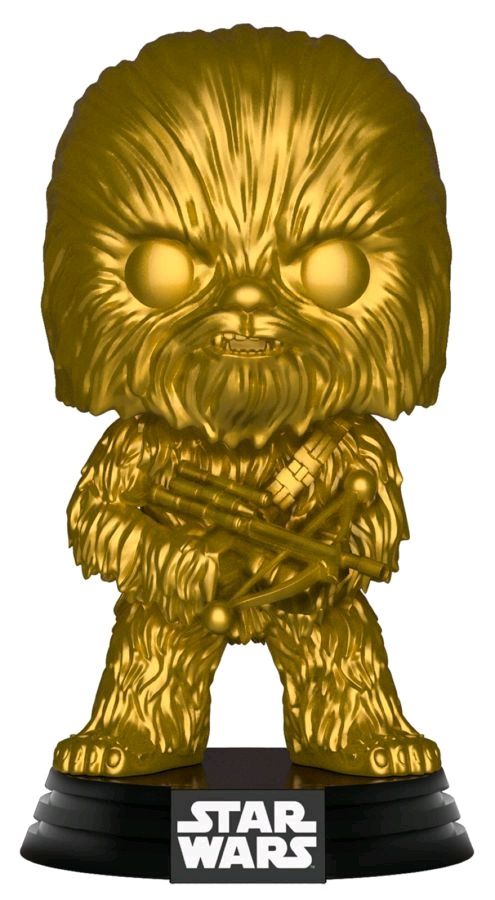 Star Wars - Chewbacca Gold Metallic (US Exclusive) Pop! Vinyl Figure