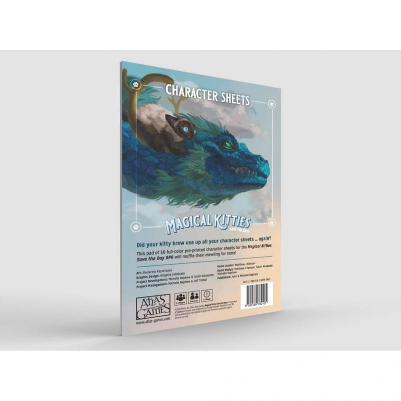 Magical Kitties Save the Day Kitty Character Sheets