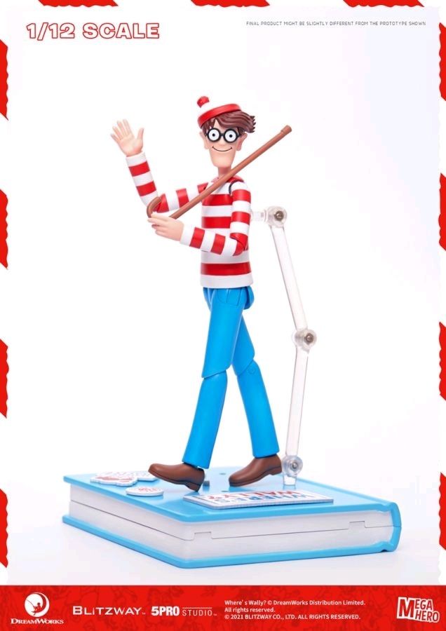 Wheres Wally? - Wally 1/12th Scale 6 Inch Action Figure