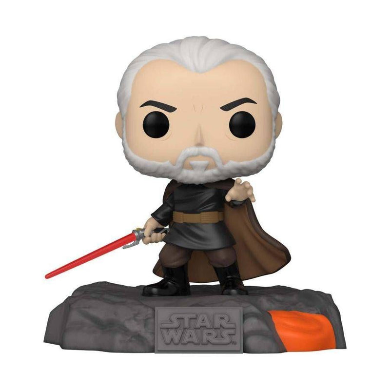 Star Wars - Red Saber Series: Darth Tyranus Glow (US Exclusive) Pop! Deluxe 