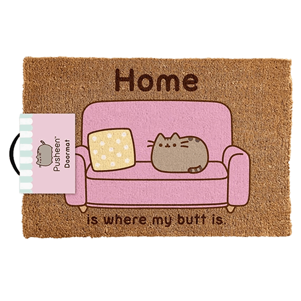 Pusheen  - Home Is Where My Butt Is Doormat