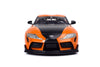 Fast and Furious 9 - 2020 Toyota Supra Metallic Orange 1:24 Scale Hollywood Ride