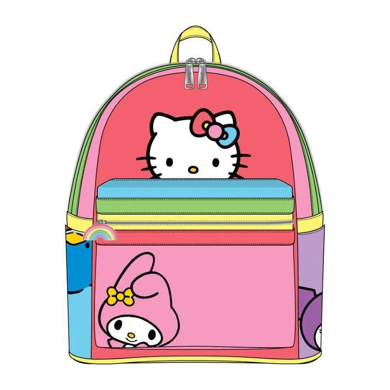 Hello Kitty - Hello Kitty and Friends Color Block Mini Backpack