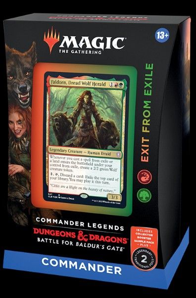 Magic the Gathering - Commander Legends: Battle for Baldur’s Gate - Commander Deck Exit from Exile