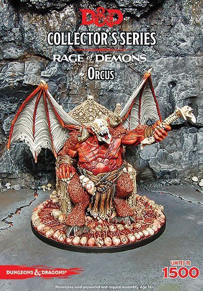 D&D Collectors Series Miniatures Rage of Demons Demon Lord Orcus