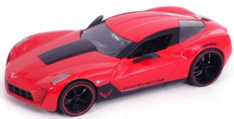 Big Time Muscle - Chevy Corvette Sray 2009 Red 1:24 Scale Diecast Vehicle