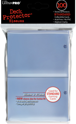 Ultra Pro - Clear Standard Deck Protector Sleeves (100)