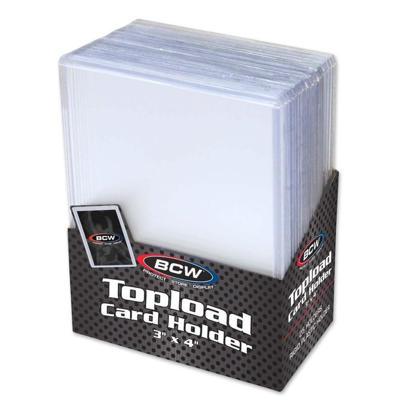 BCW Toploaders 25 Pack Clear