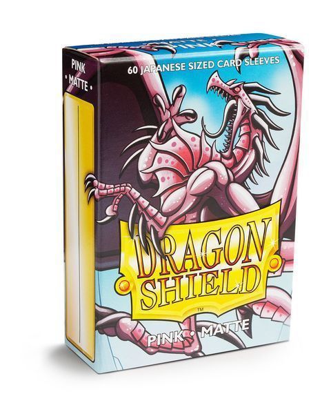 Dragon Shield: Yu-Gi-Oh! Pink Matte Sleeves 60 (Japanese Size)