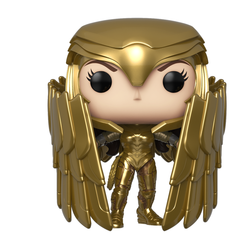 Wonder Woman: 1984 - Wonder Woman Gold Shield Pose US Exclusive Pop! Vinyl Figure