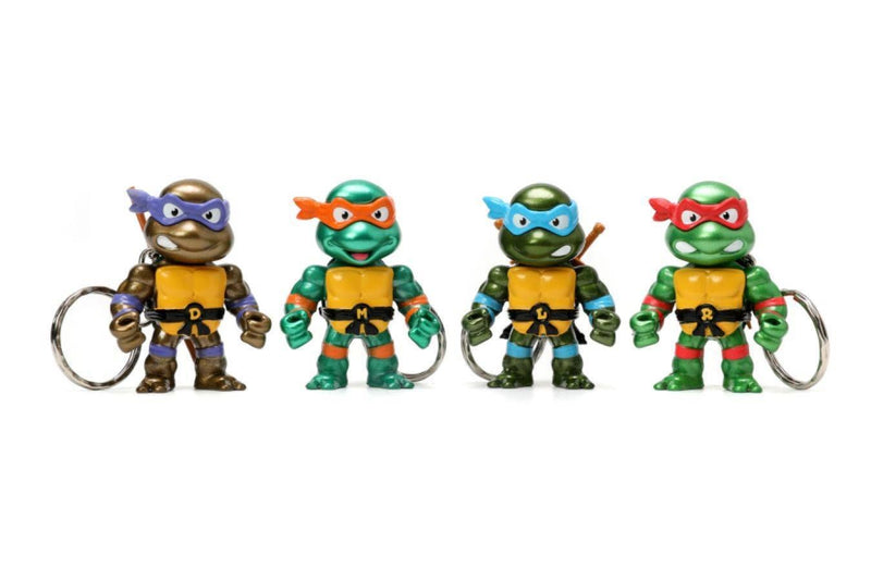 Teenage Mutant Ninja Turtles (TV 1987) - Turtles 2.5in Metal Figures Keychain 4 Pack