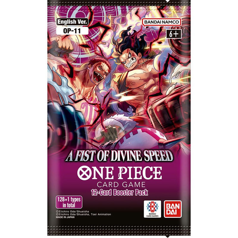 One Piece Card Game: [OP-11] A Fist of Divine Speed Booster (Single)