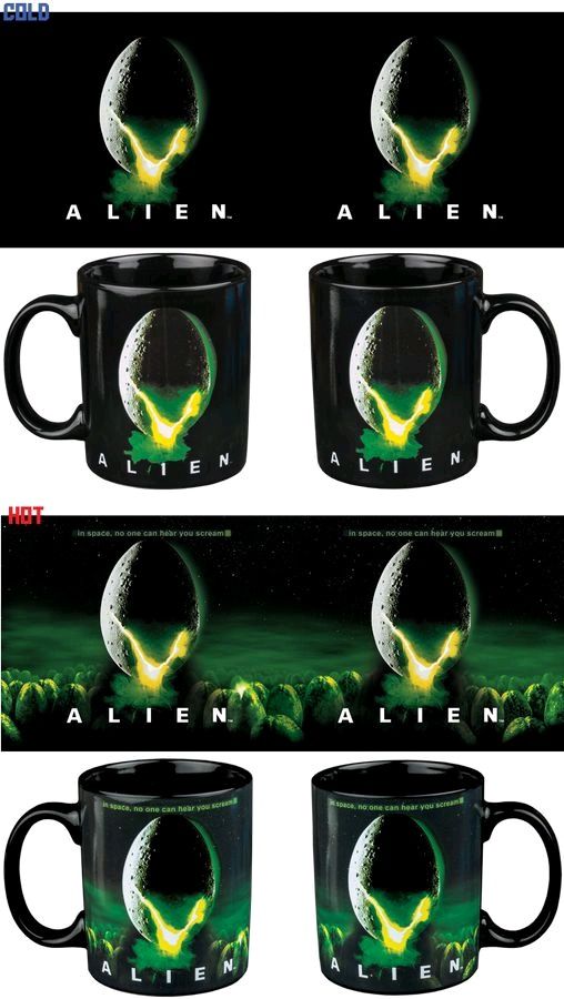 Alien - Egg Logo Heat Change Mug