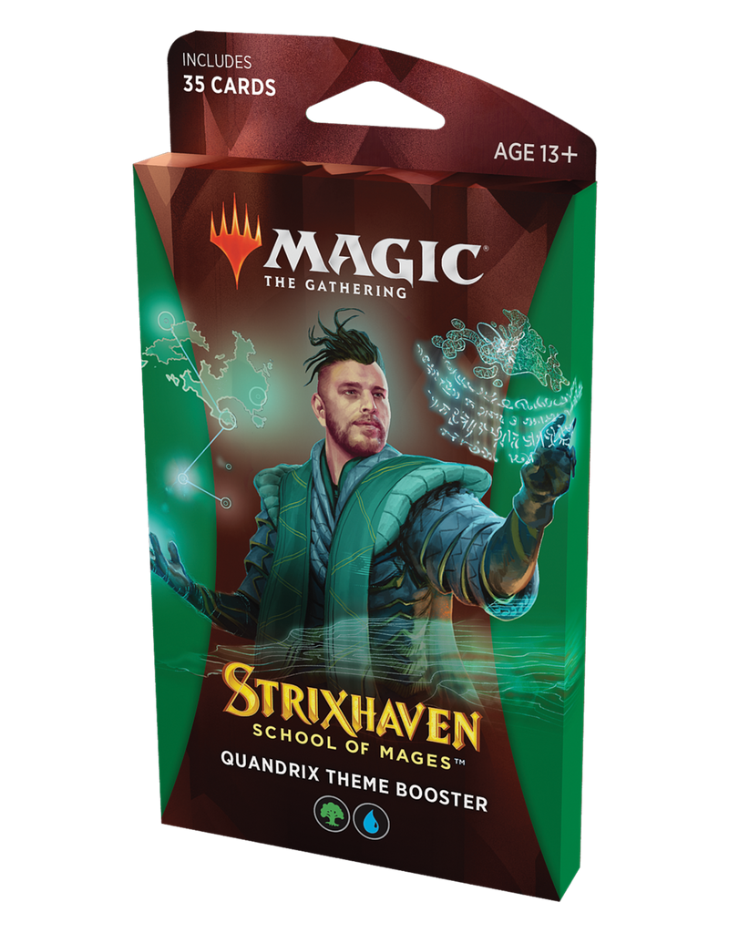 Magic: The Gathering - Strixhaven: School of Mages Quandrix Theme Booster (Green)