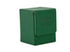 Ultimate Guard Flip Deck Case 100+ Standard Size XenoSkin Green Deck Box