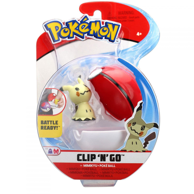 Pokemon - Clip 'N' Go Ball: Mimikyu + Poke Ball