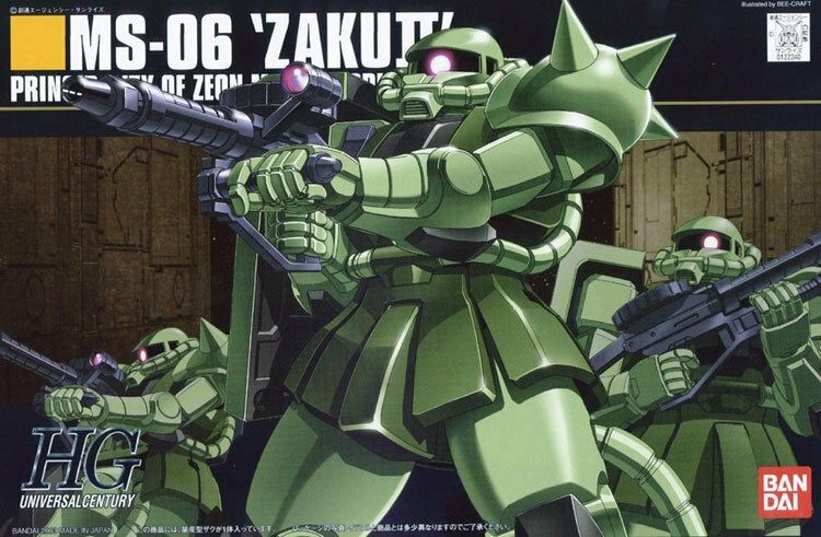 1/144 HGUC ZAKU II MASS PRODUCTION TYPE Model Kit