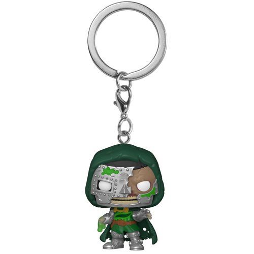 Marvel Zombies - Dr Doom Pocket Pop! Keychain