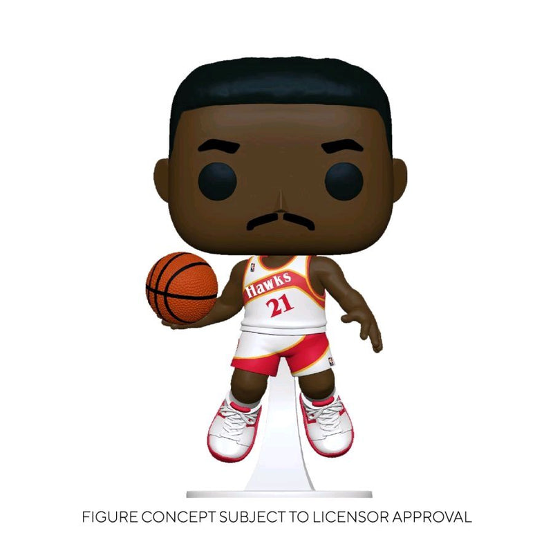 NBA: Legends - Dominique Wilkins Hawks Home Pop! Vinyl Figure