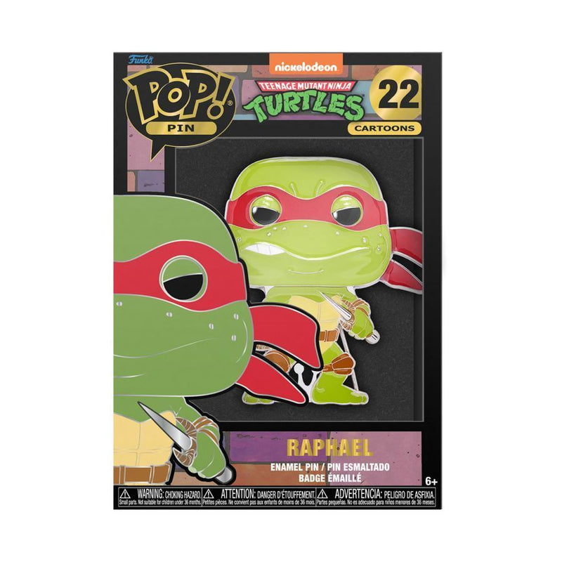 Teenage Mutant Ninja Turtles (TV 1987) - Raphael 4in Pop! Enamel Pin
