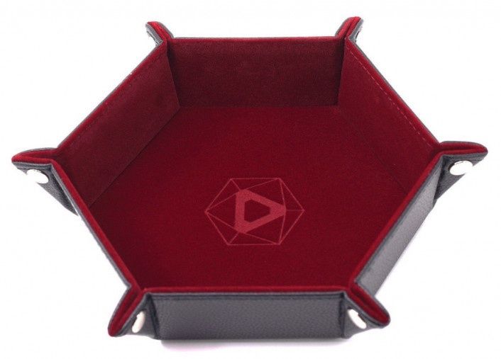 Die Hard Dice Folding Hex Tray - Red Velvet