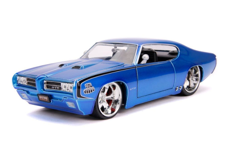 Big Time Muscle - Pontiac GTO Judge 1969 Blue 1:24 Scale Diecast Vehicle